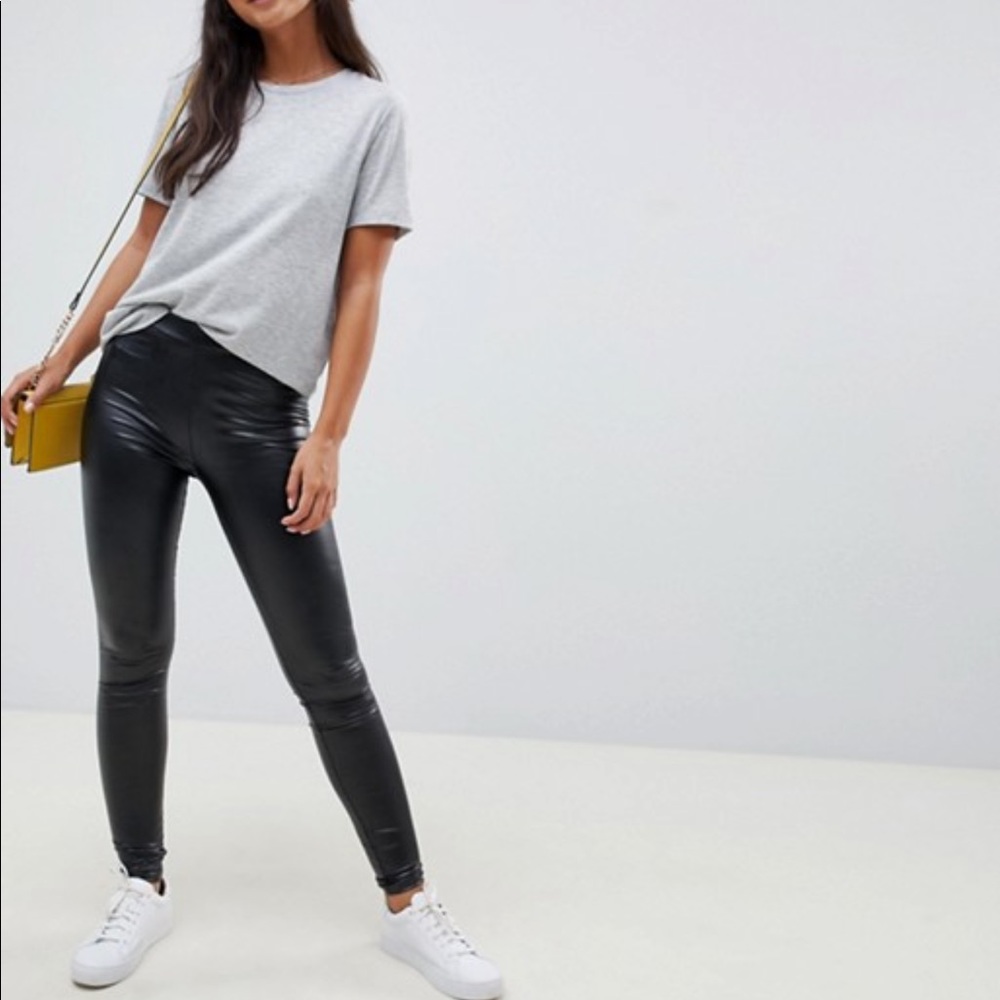 Faux Leather Leggings
